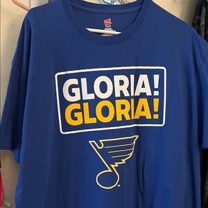Hanes Blue Gloria! Gloria! T-Shirt